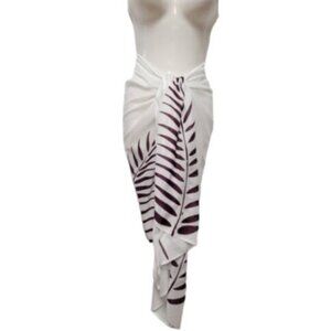 Womens Sarong Cotton Wrap Handpainted Batik Wrapskirt Beach Pareo Beachwear -NEW
